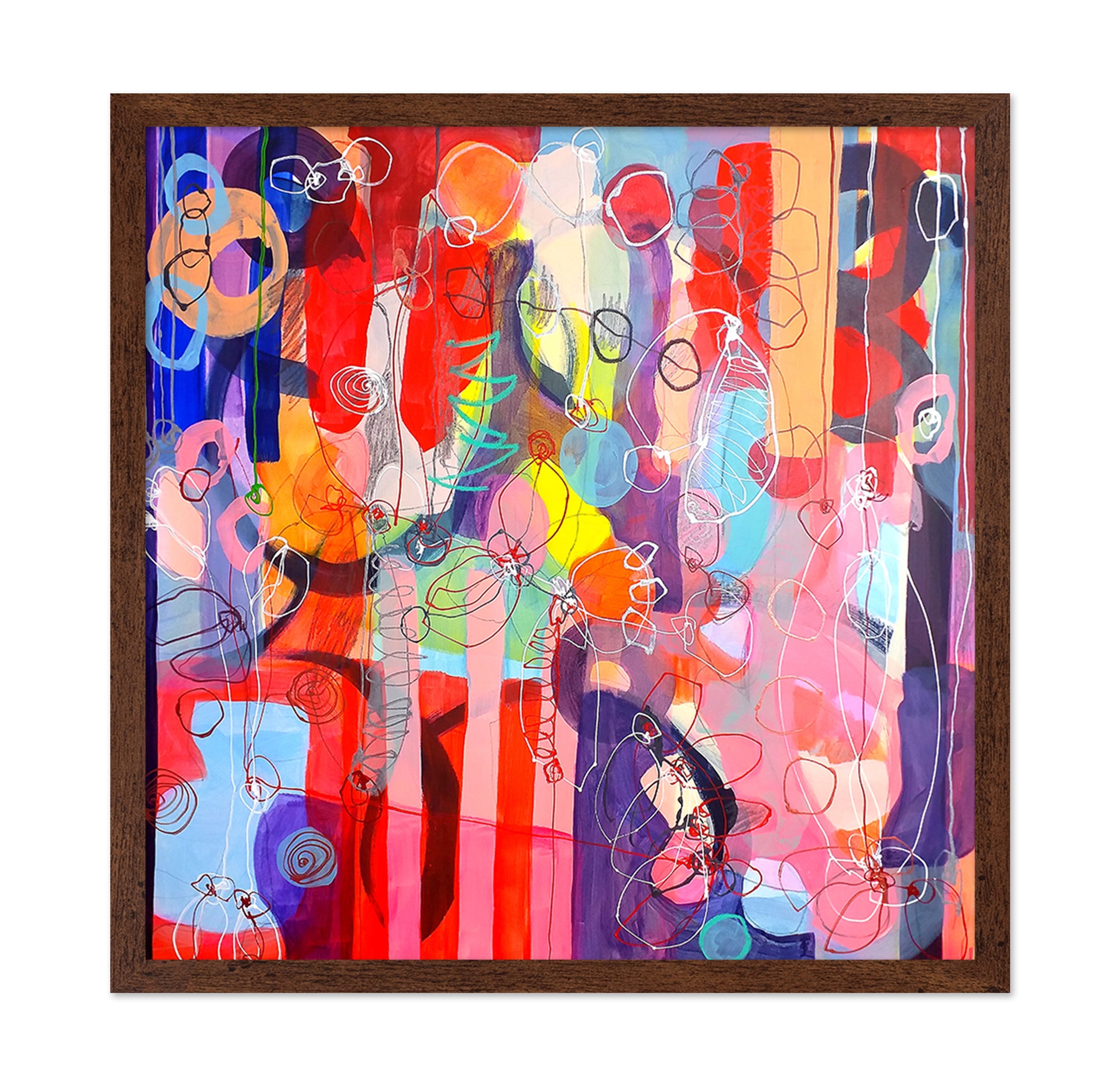 Abstract Vibrant Forms