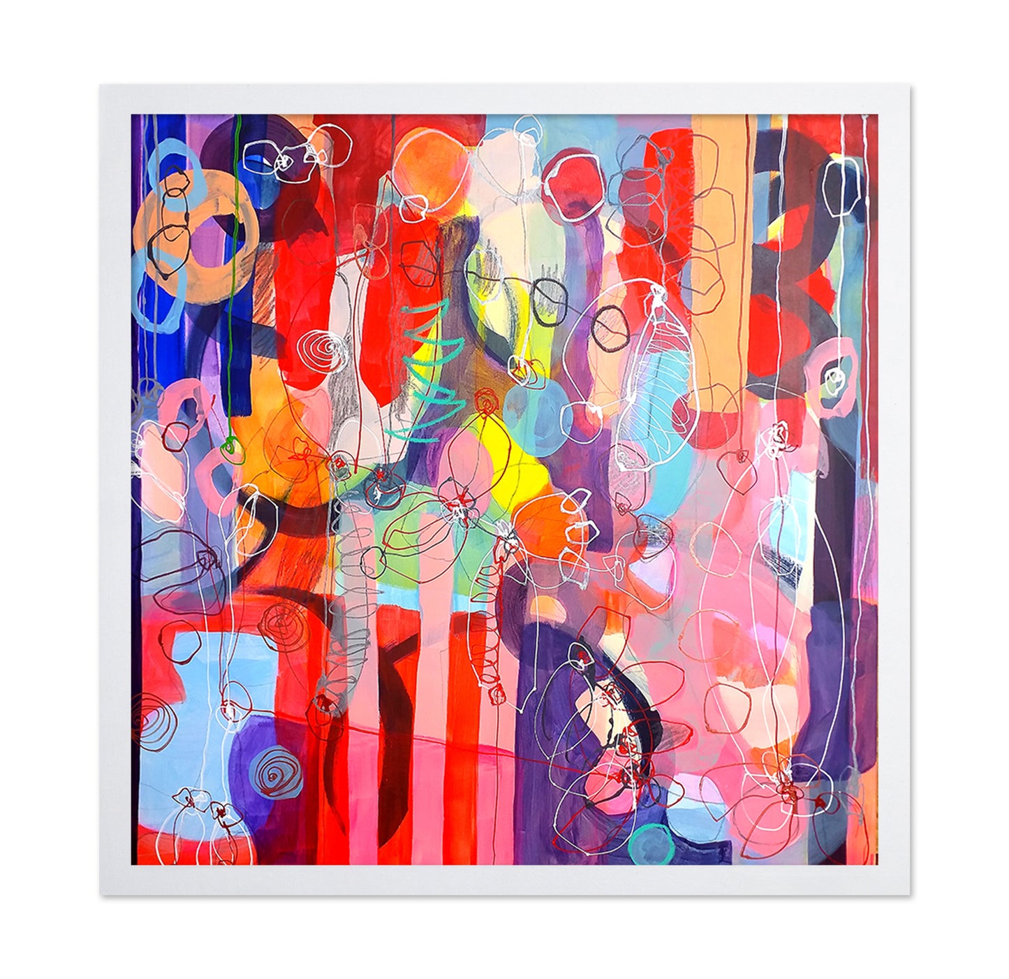 Abstract Vibrant Forms