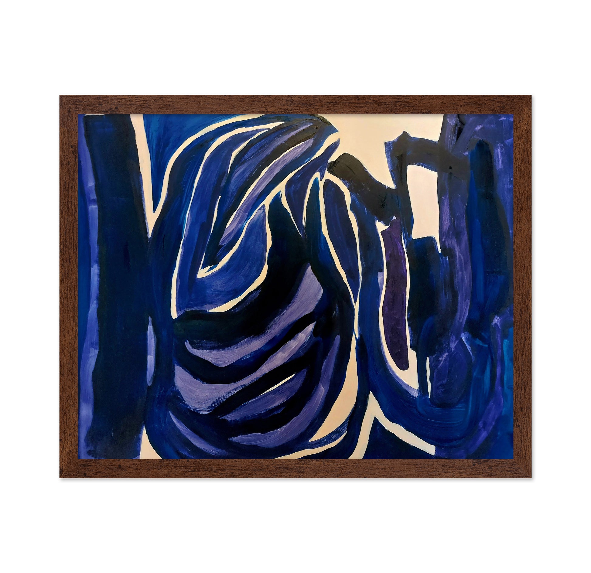 Blue Tulip Abstract
