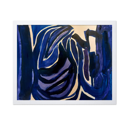 Blue Tulip Abstract