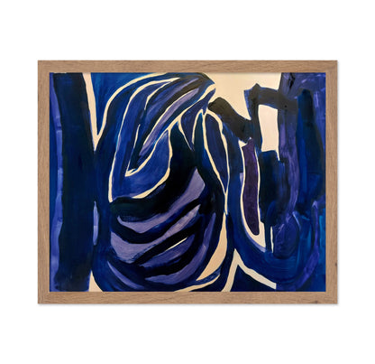 Blue Tulip Abstract