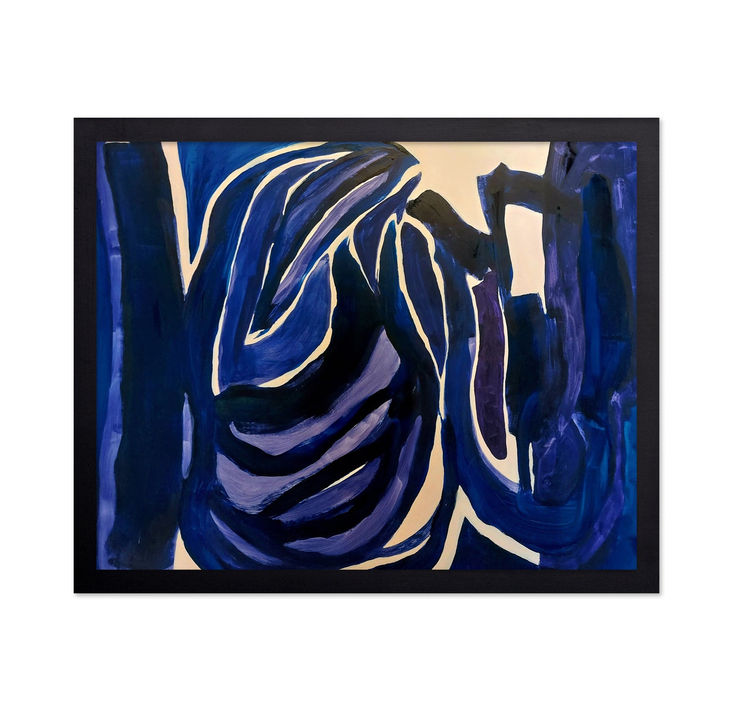 Blue Tulip Abstract