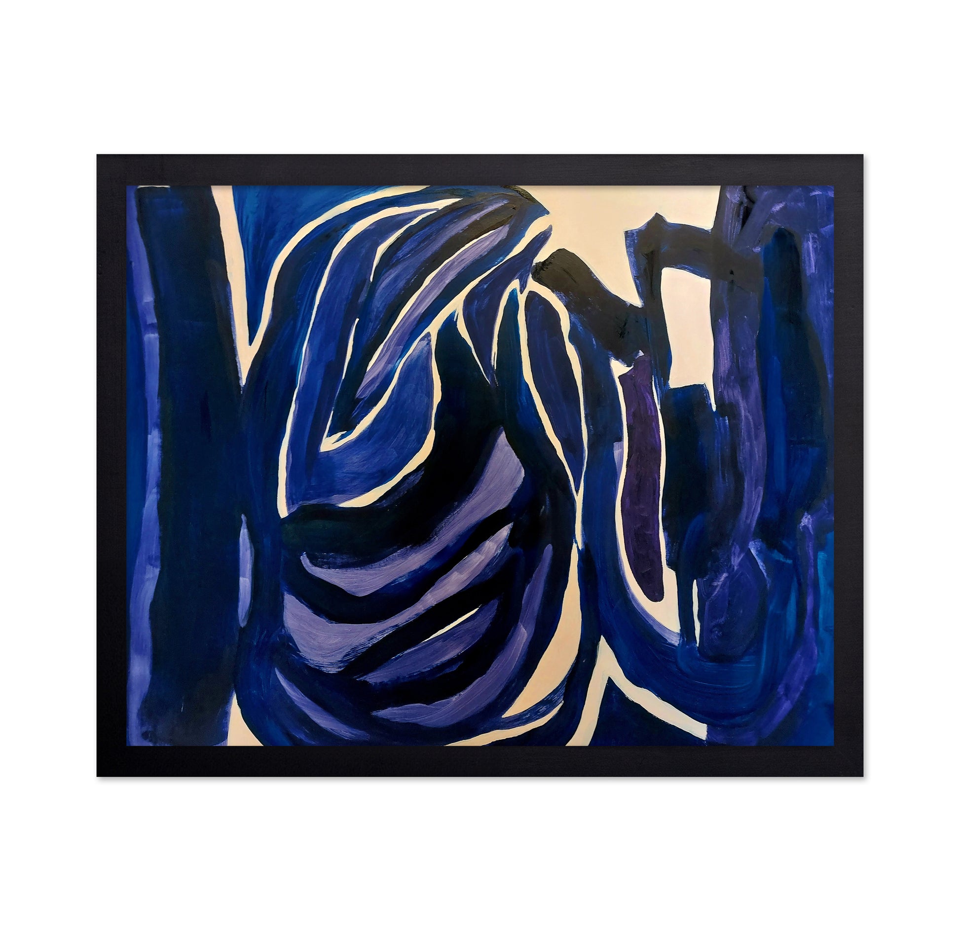 Blue Tulip Abstract