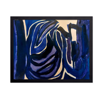 Blue Tulip Abstract