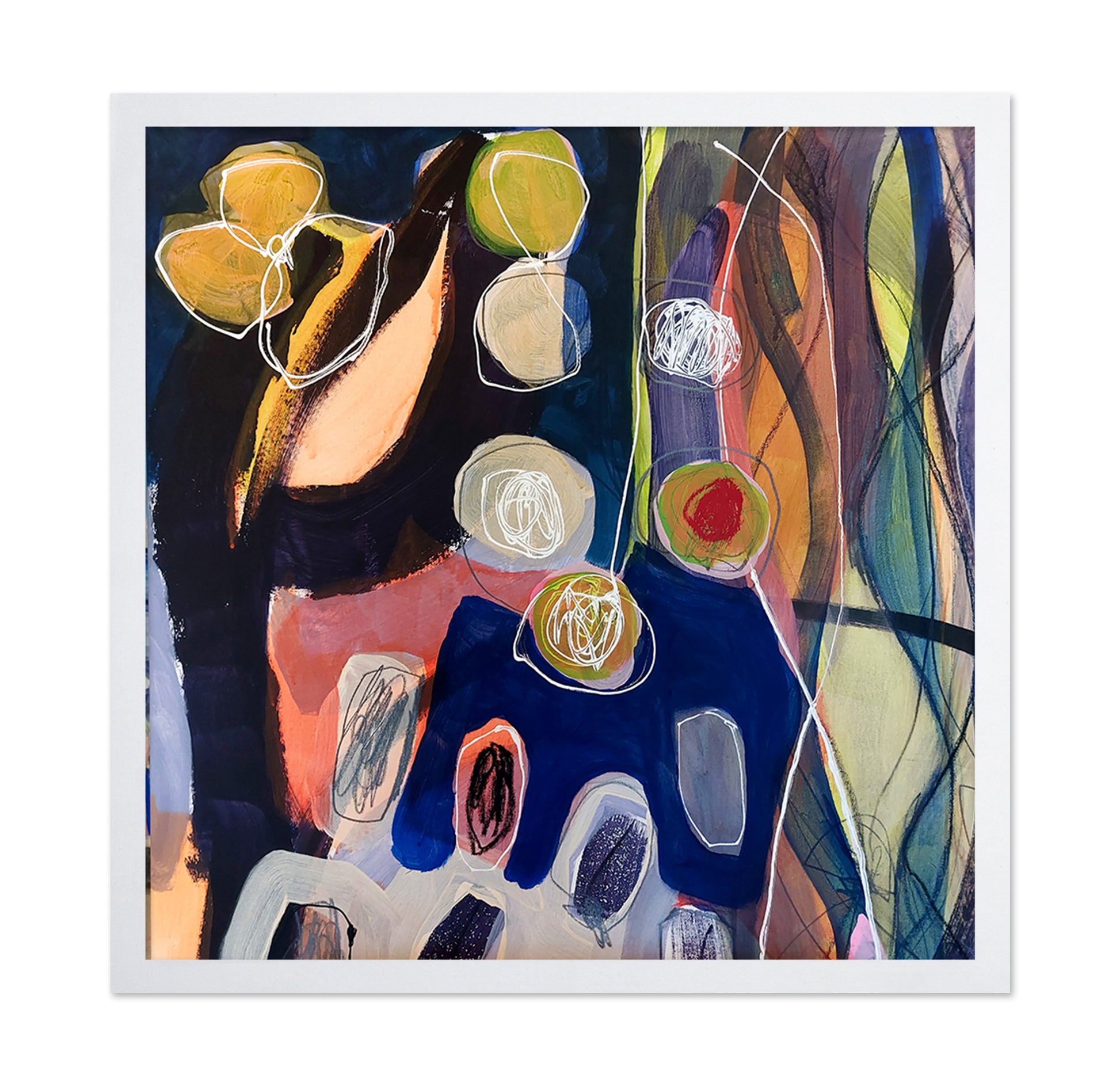 Night Bloom Abstract