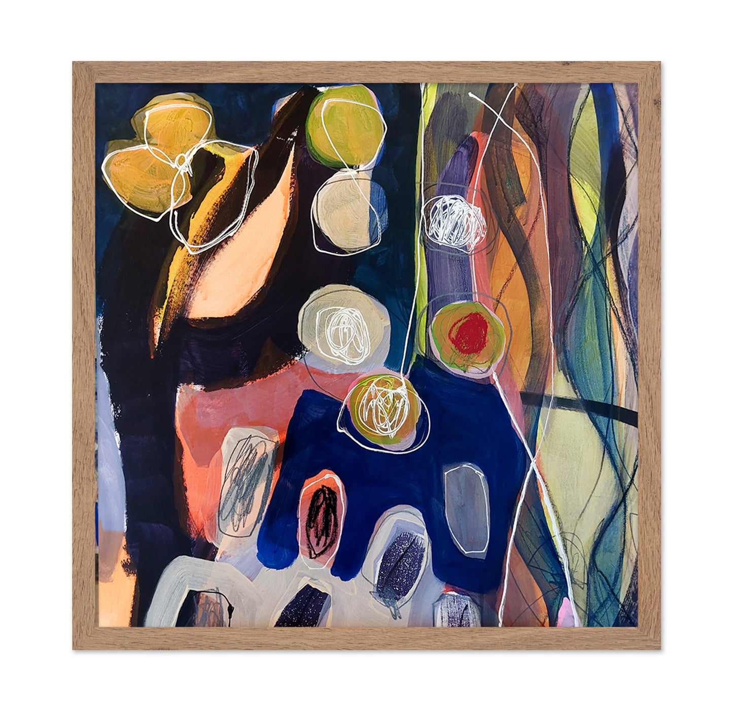 Night Bloom Abstract