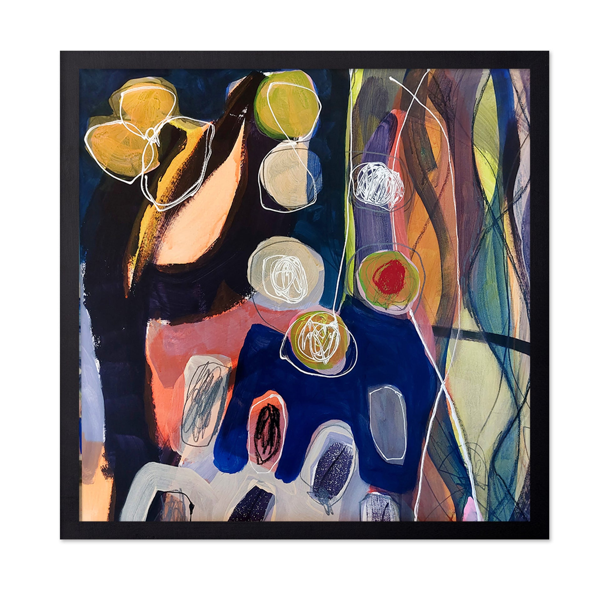 Night Bloom Abstract