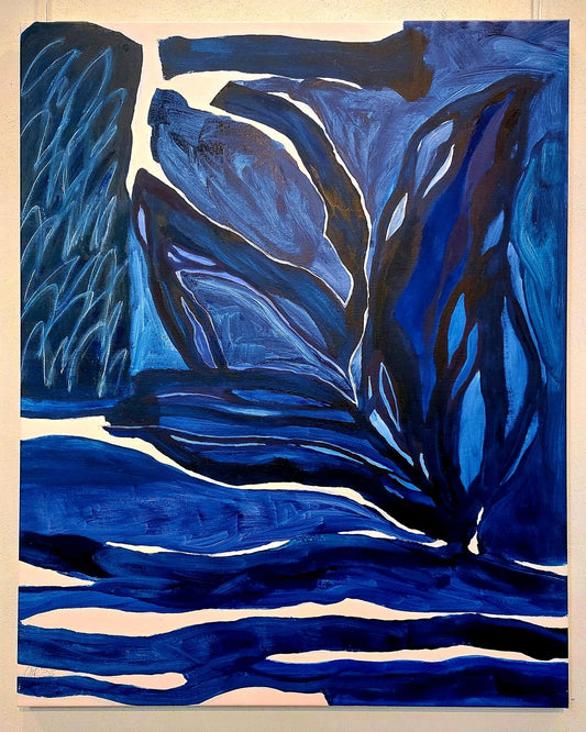 Blue Botanical Forms