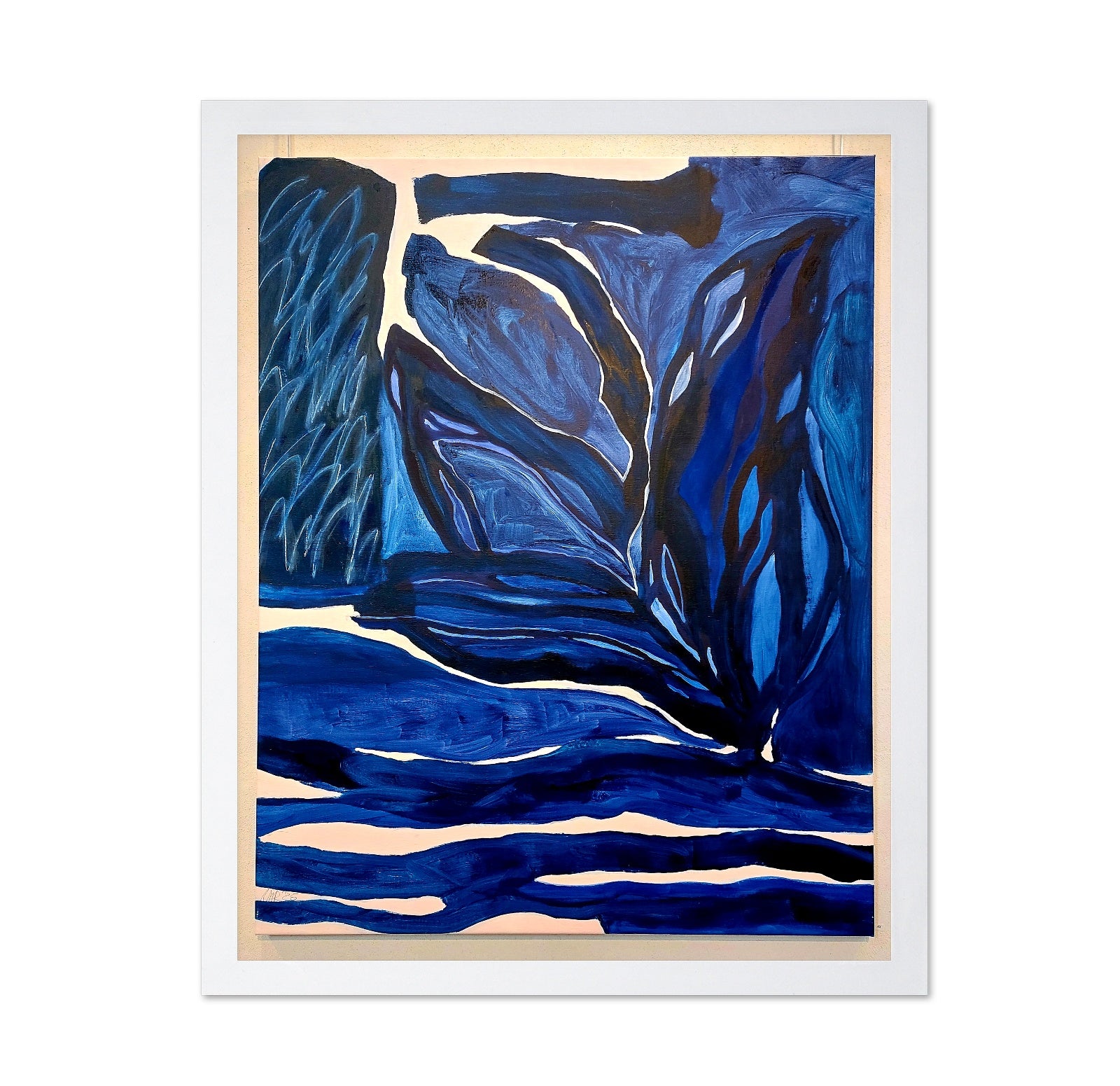 Blue Botanical Forms