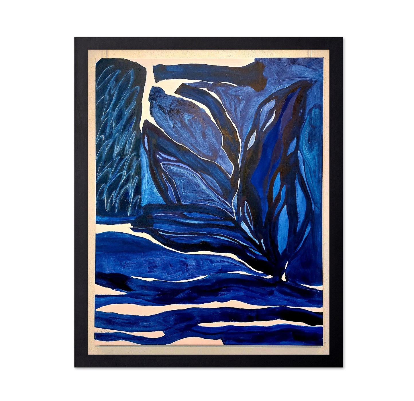Blue Botanical Forms