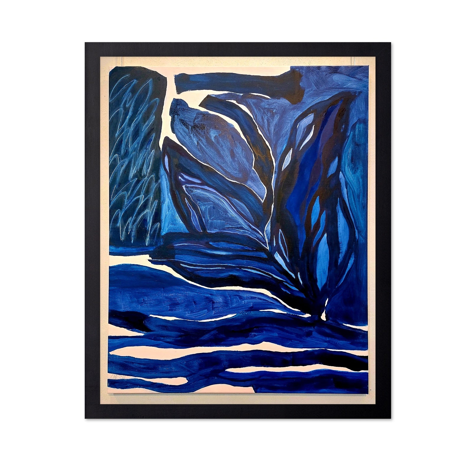 Blue Botanical Forms