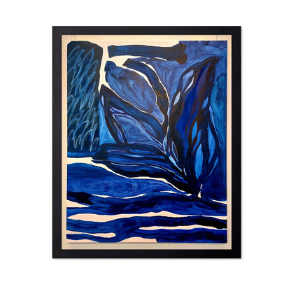 Blue Botanical Forms