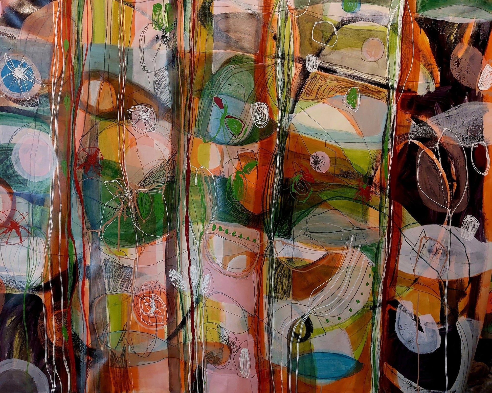 Layered Abstract Garden