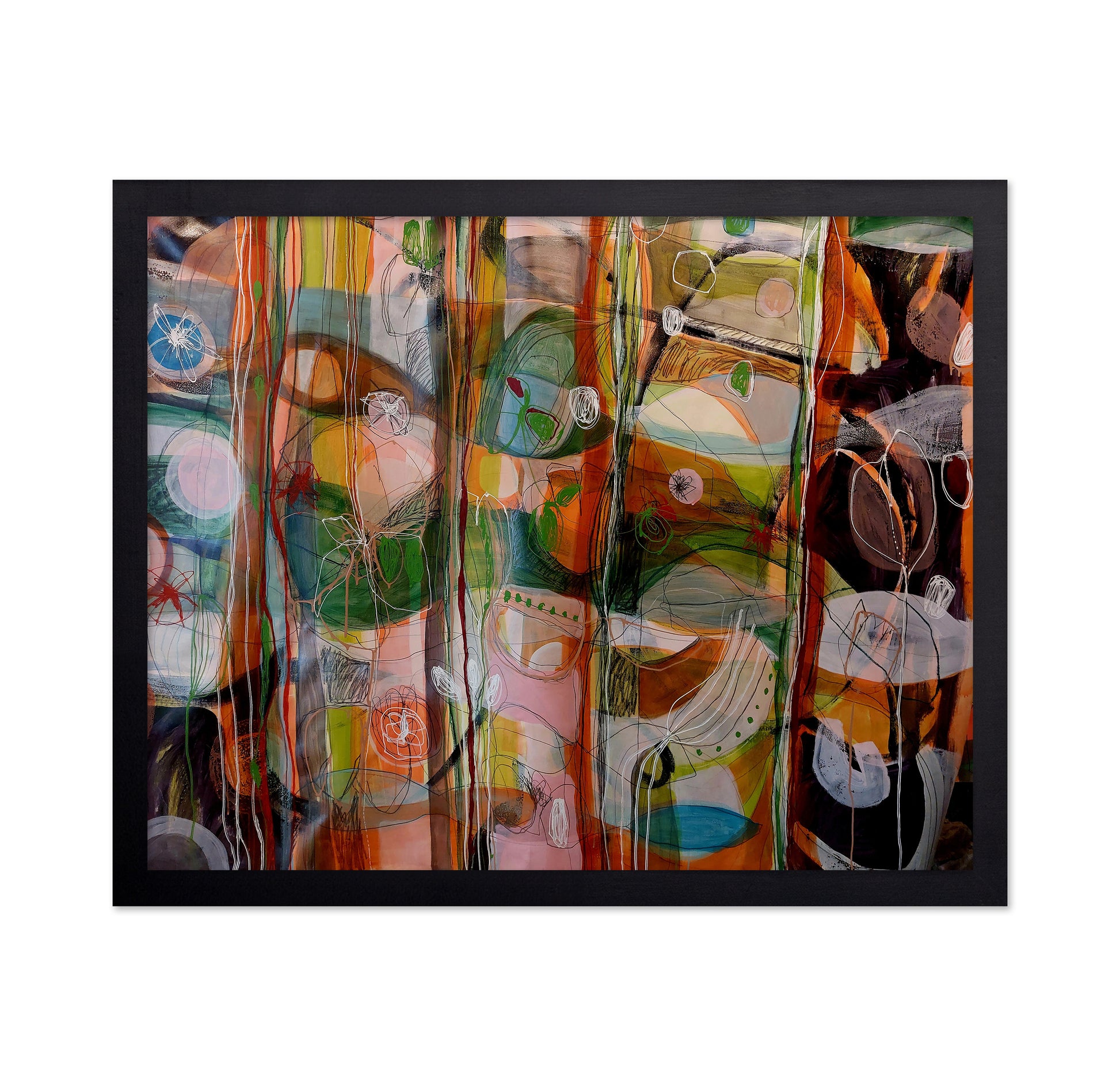 Layered Abstract Garden