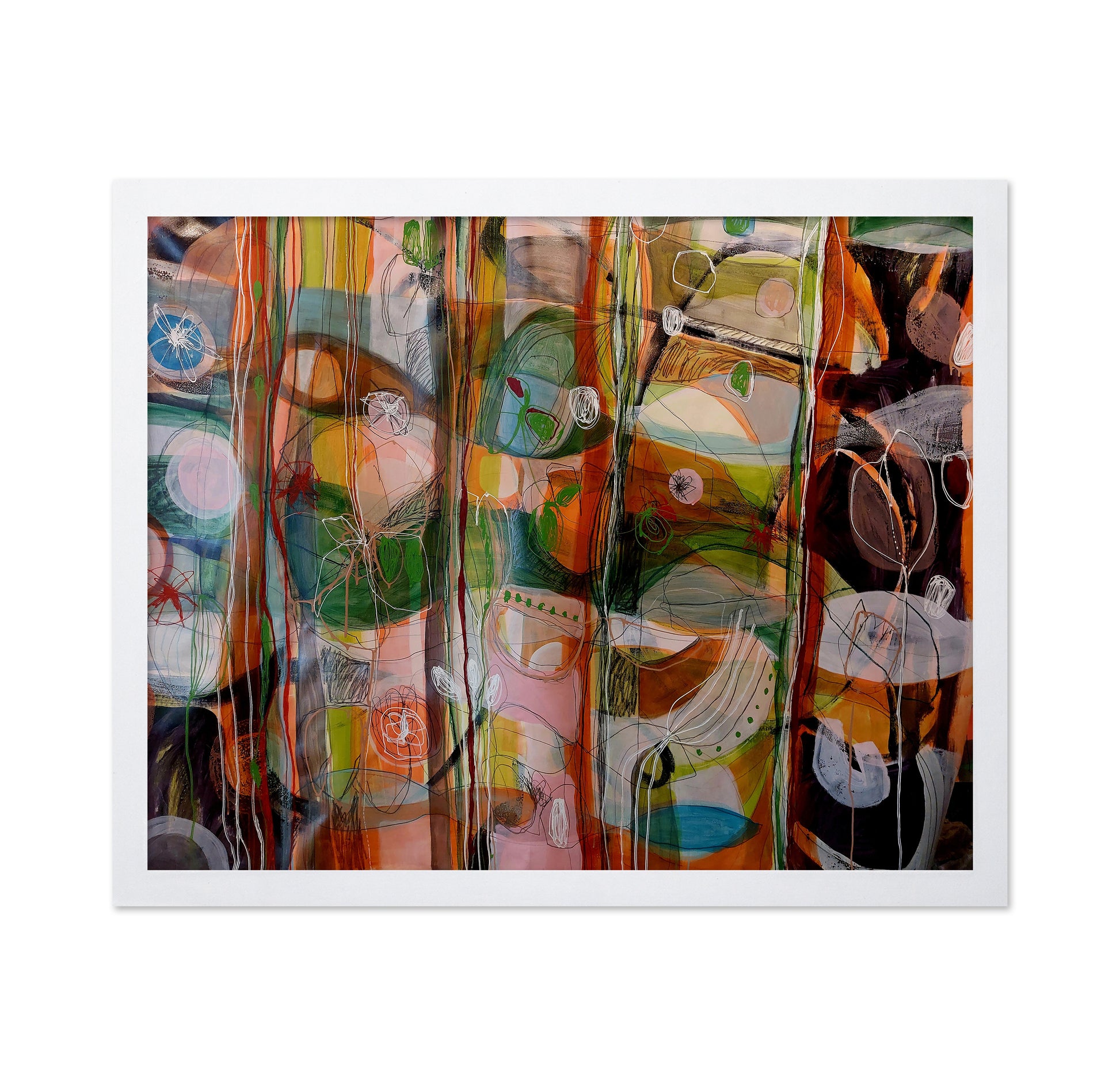 Layered Abstract Garden