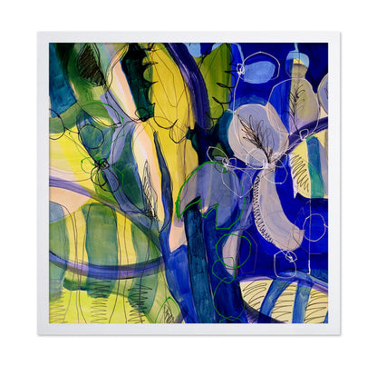 Blue Botanical Flow