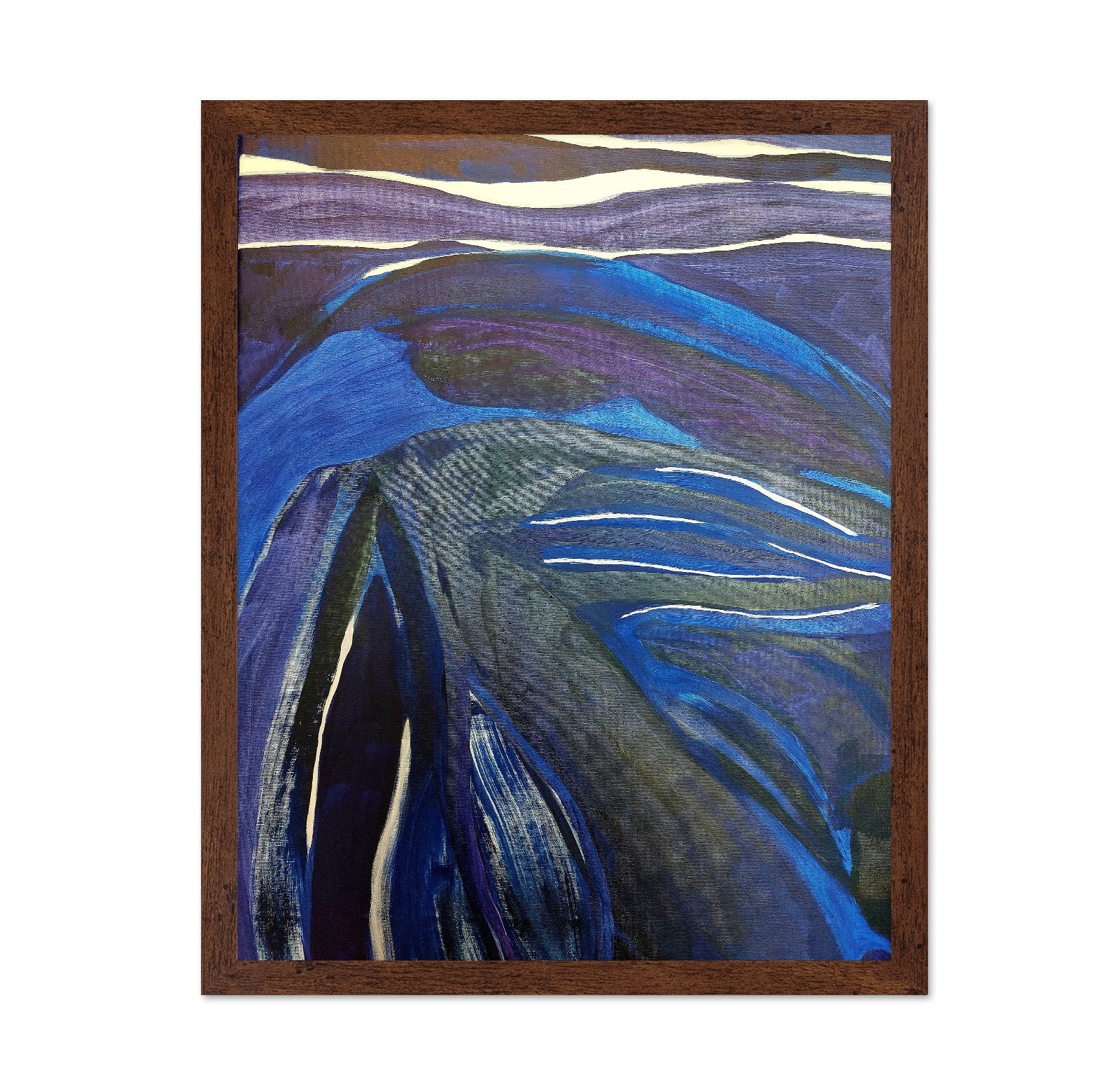 Midnight Blue Landscape