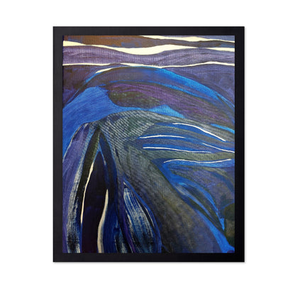Midnight Blue Landscape