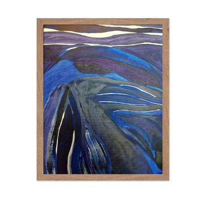 Midnight Blue Landscape