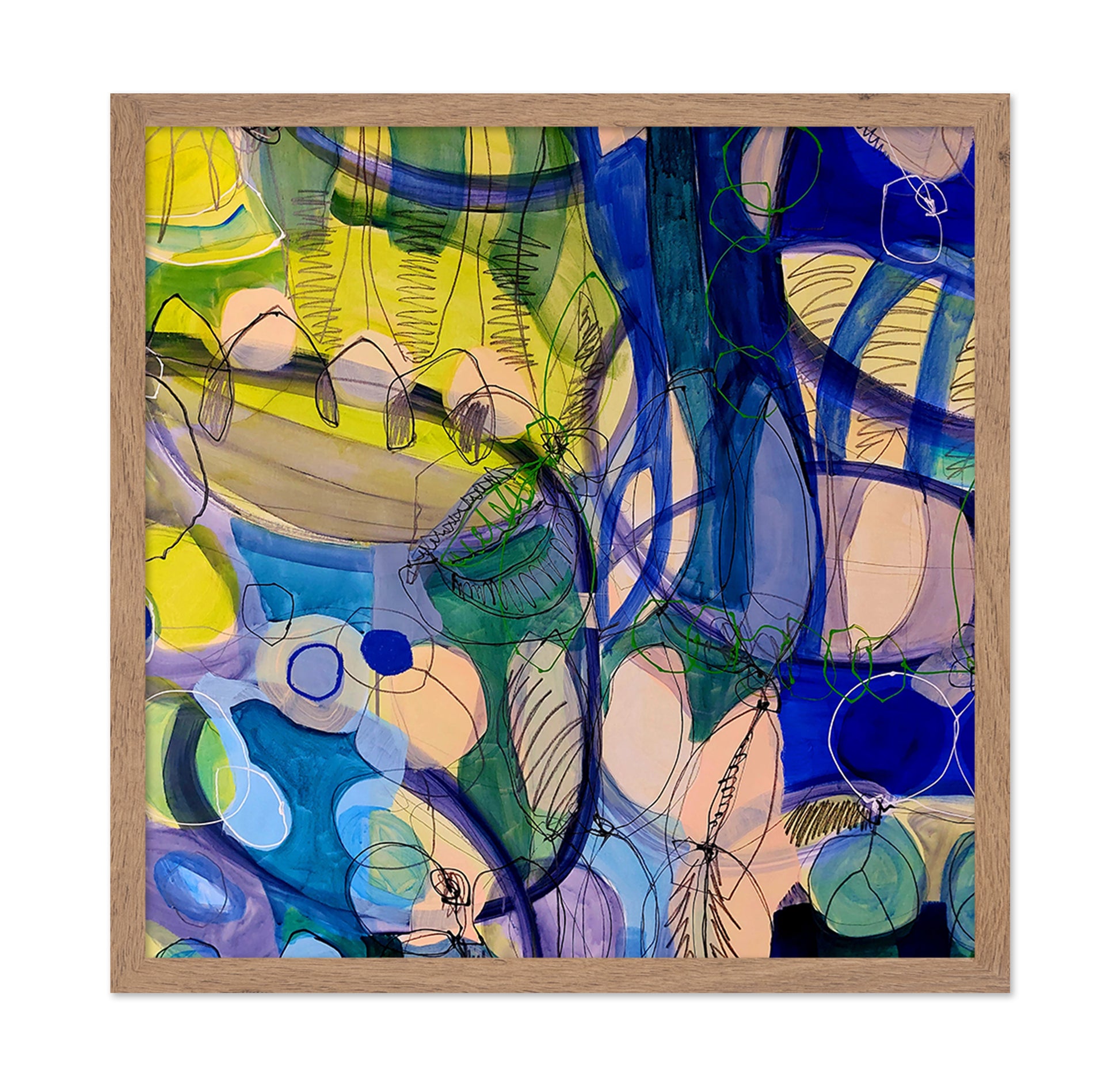 Blue Green Water Bloom