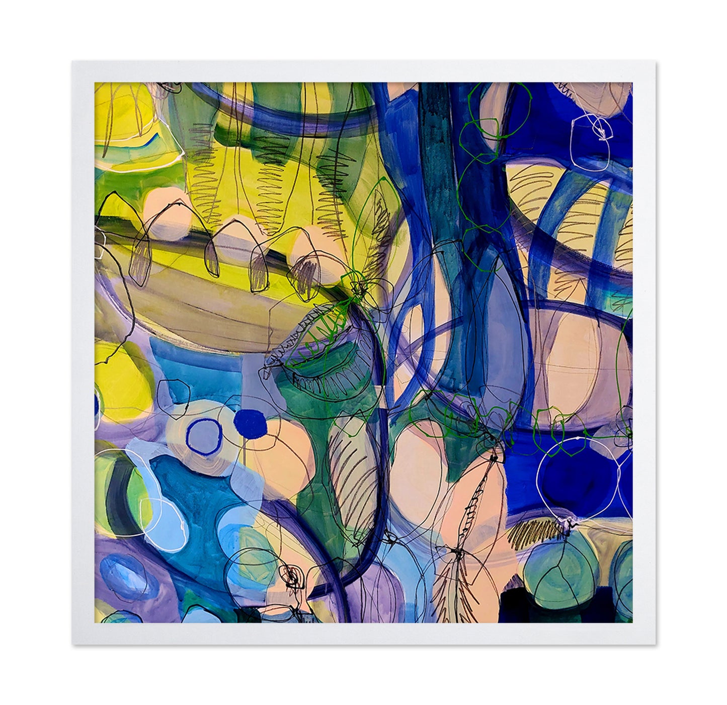 Blue Green Water Bloom