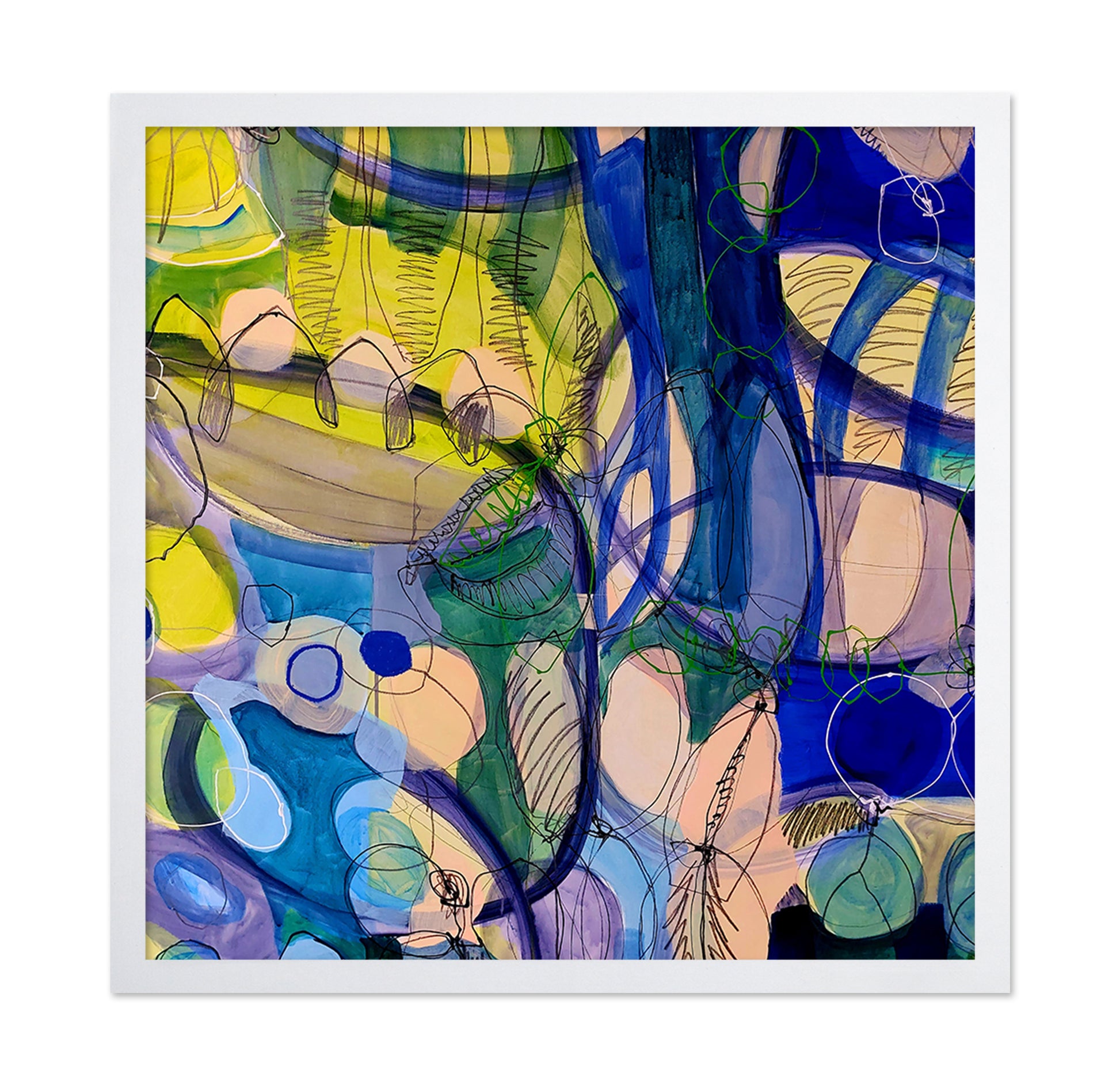 Blue Green Water Bloom