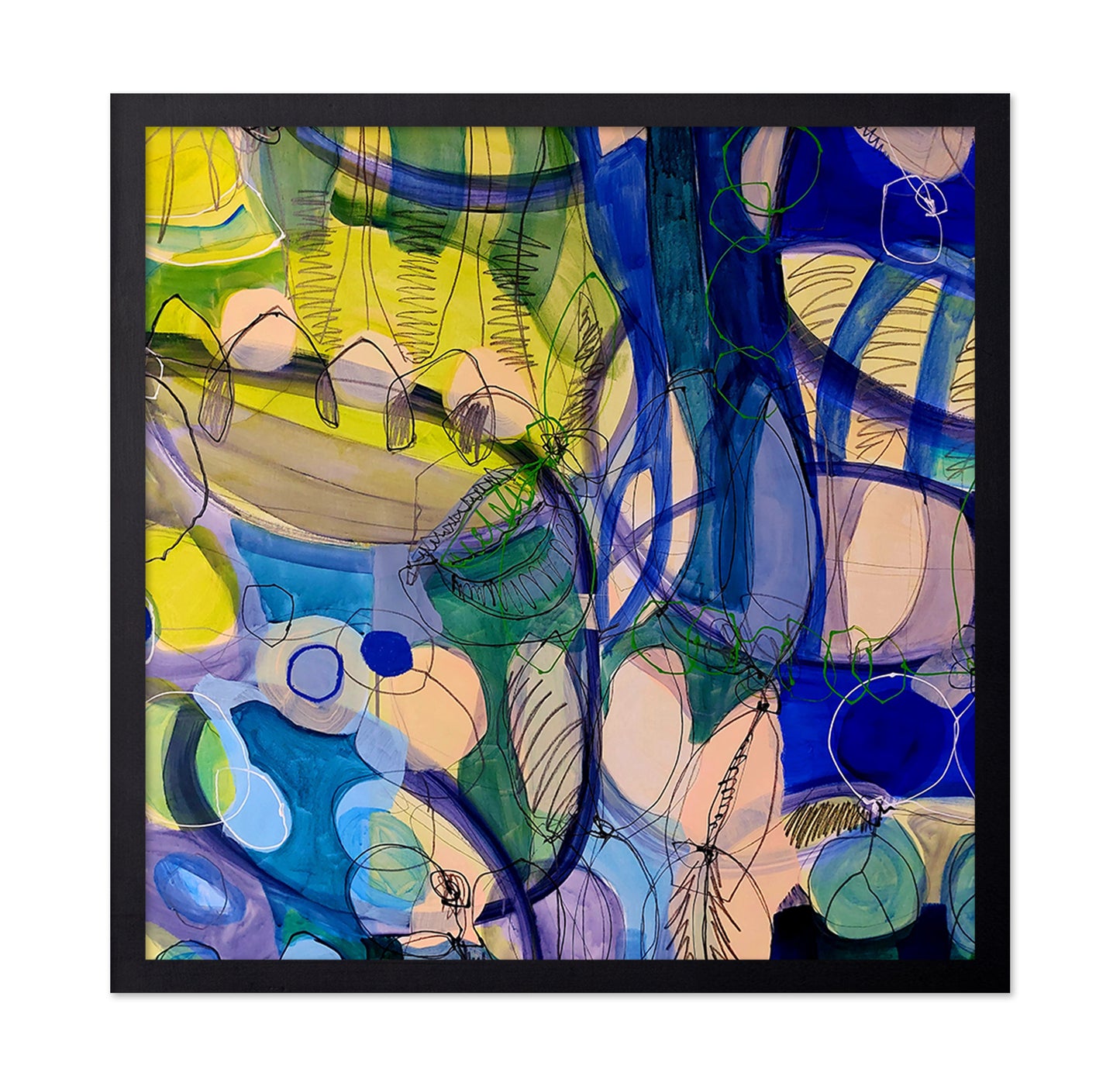 Blue Green Water Bloom