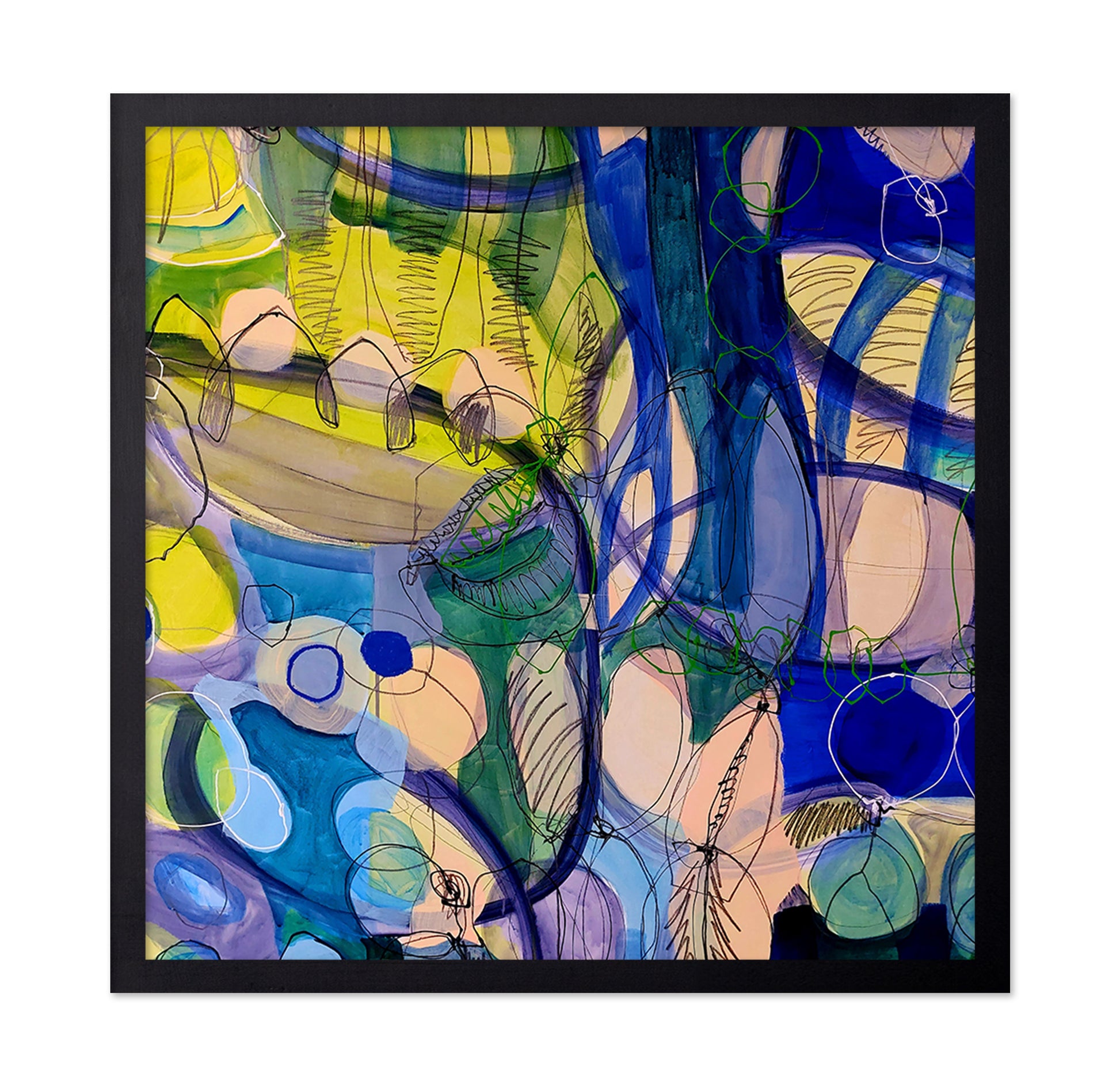 Blue Green Water Bloom