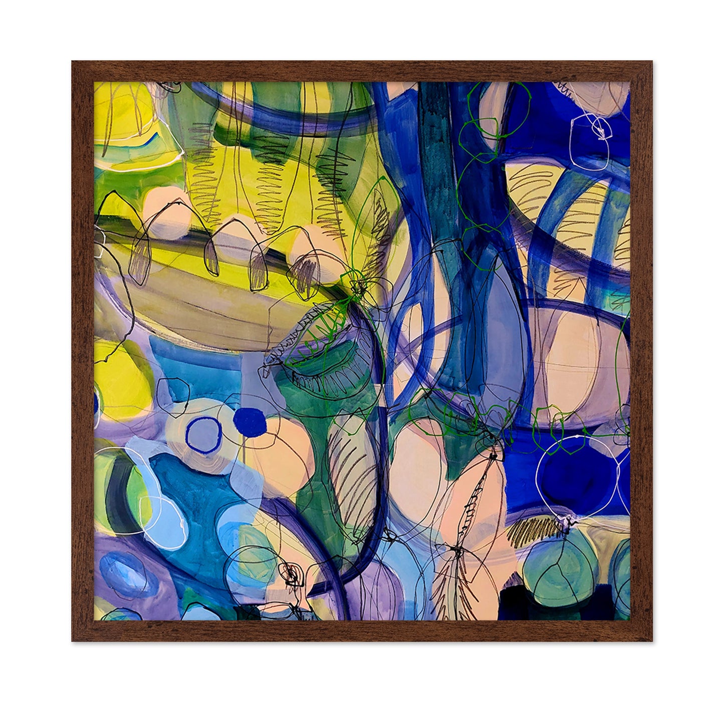 Blue Green Water Bloom