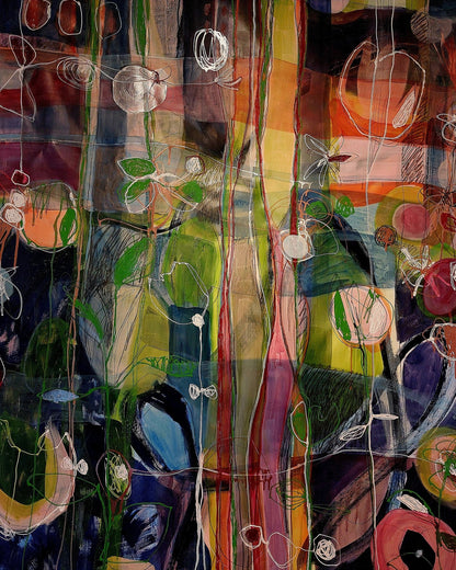 Abstract Tropical Garden
