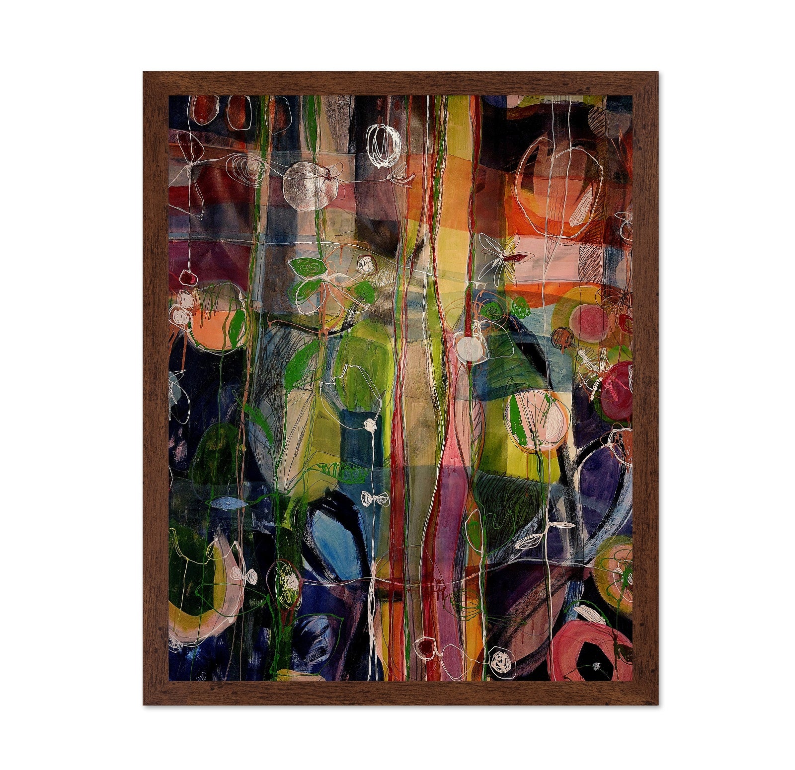 Abstract Tropical Garden
