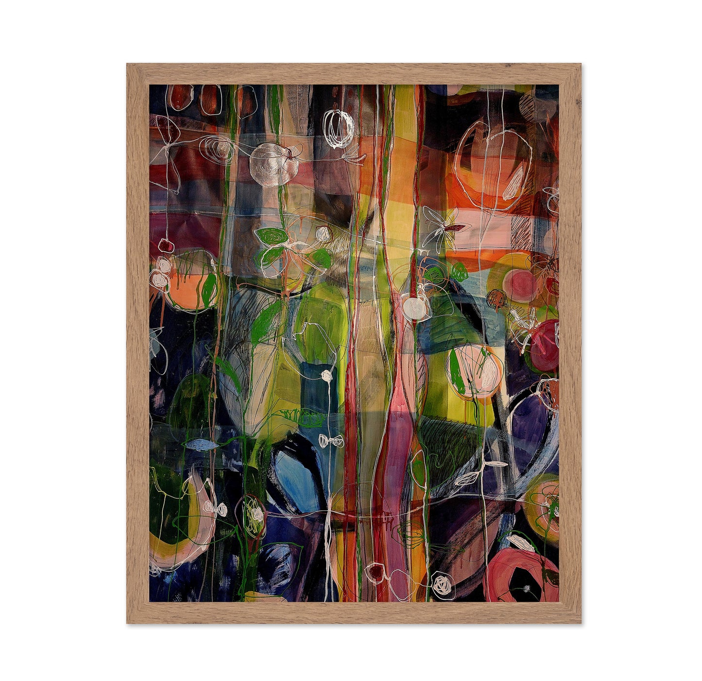 Abstract Tropical Garden