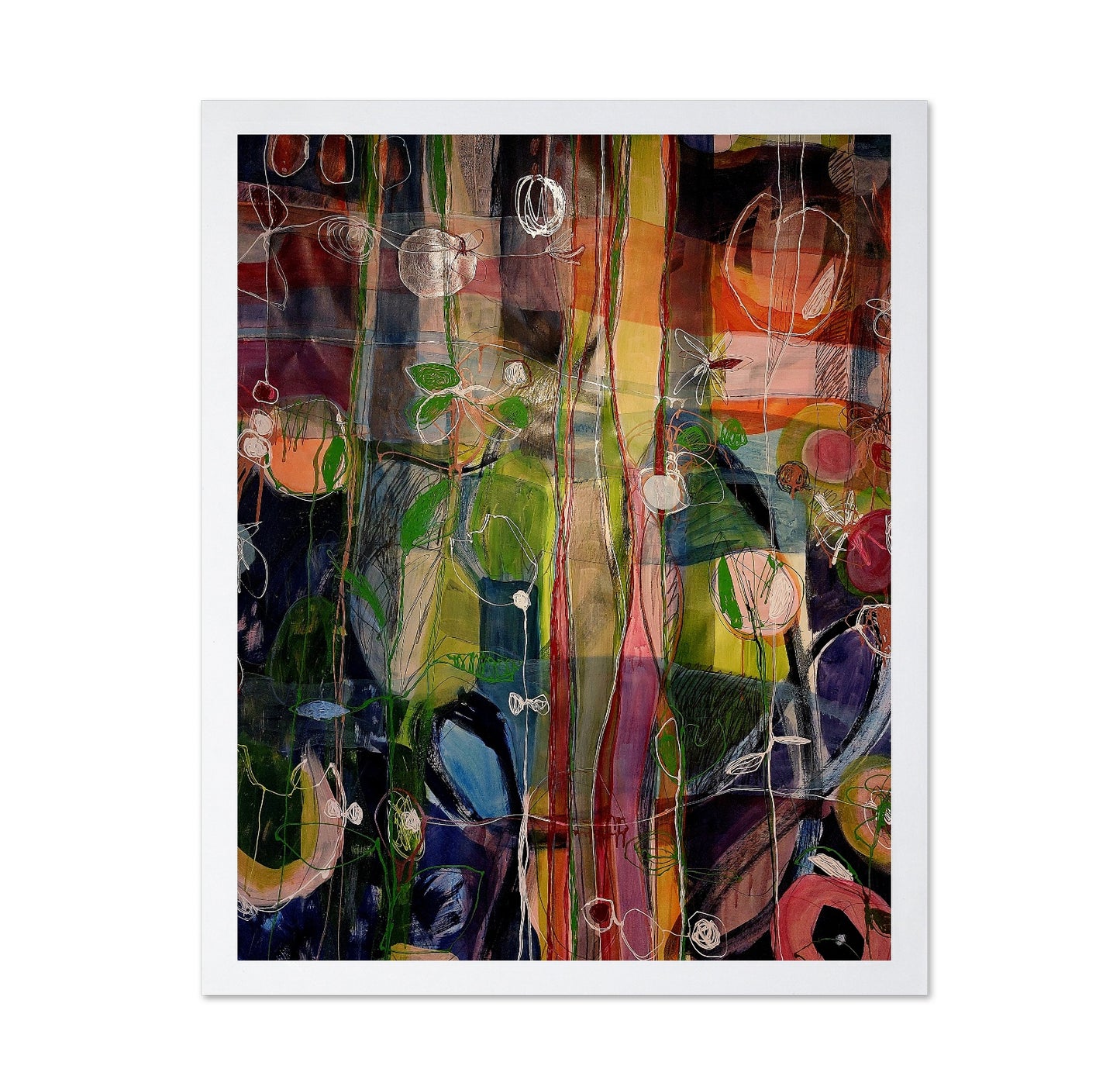 Abstract Tropical Garden