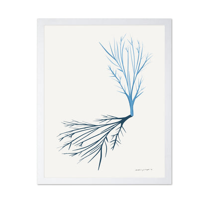 Minimal Blue Branch