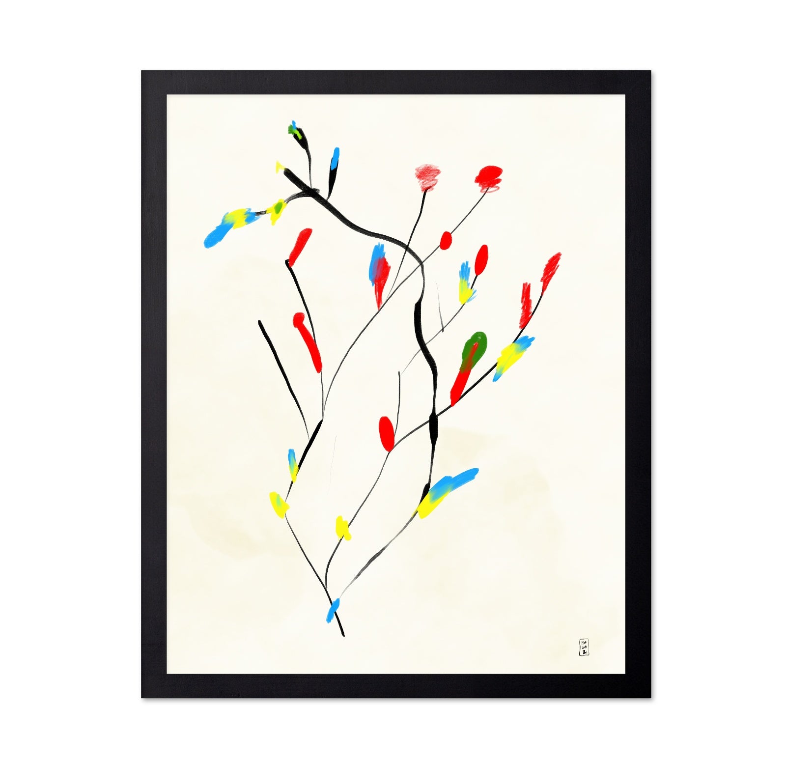 Colorful Abstract Branch
