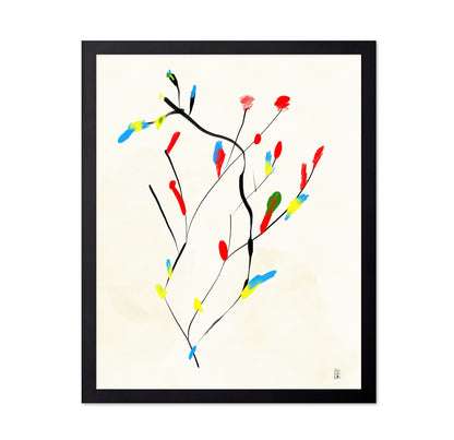 Colorful Abstract Branch