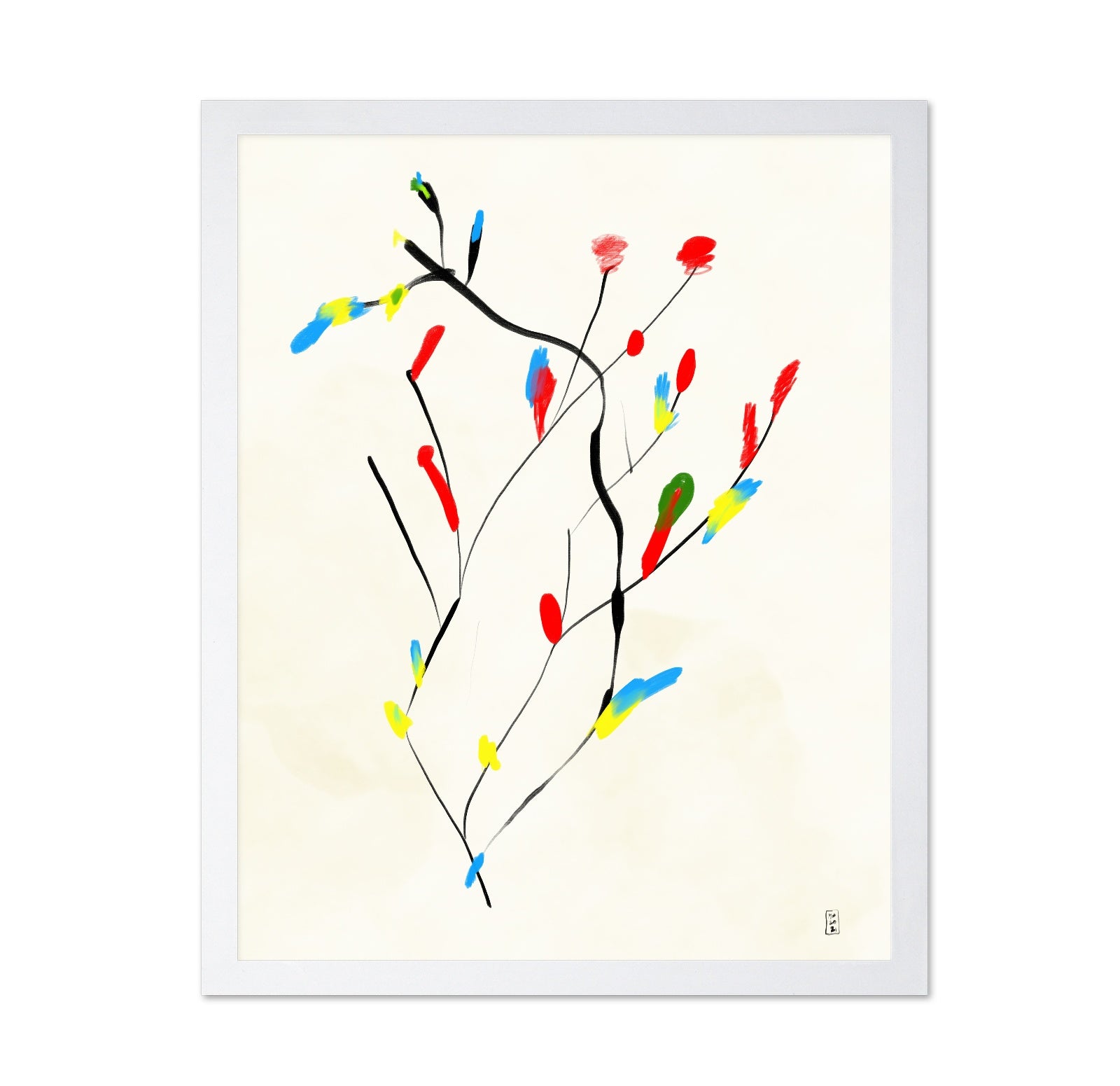 Colorful Abstract Branch