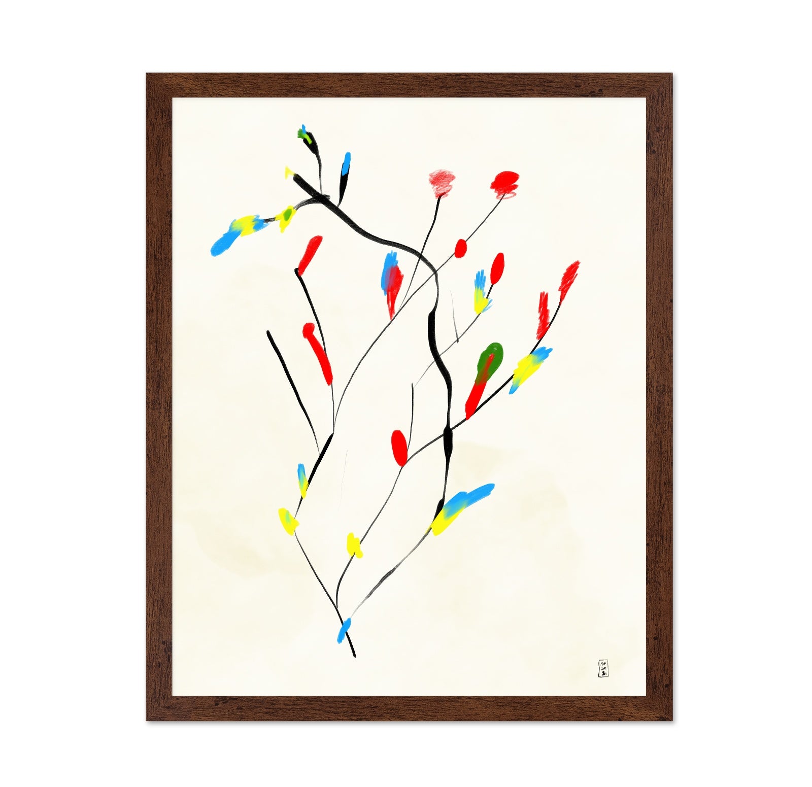 Colorful Abstract Branch