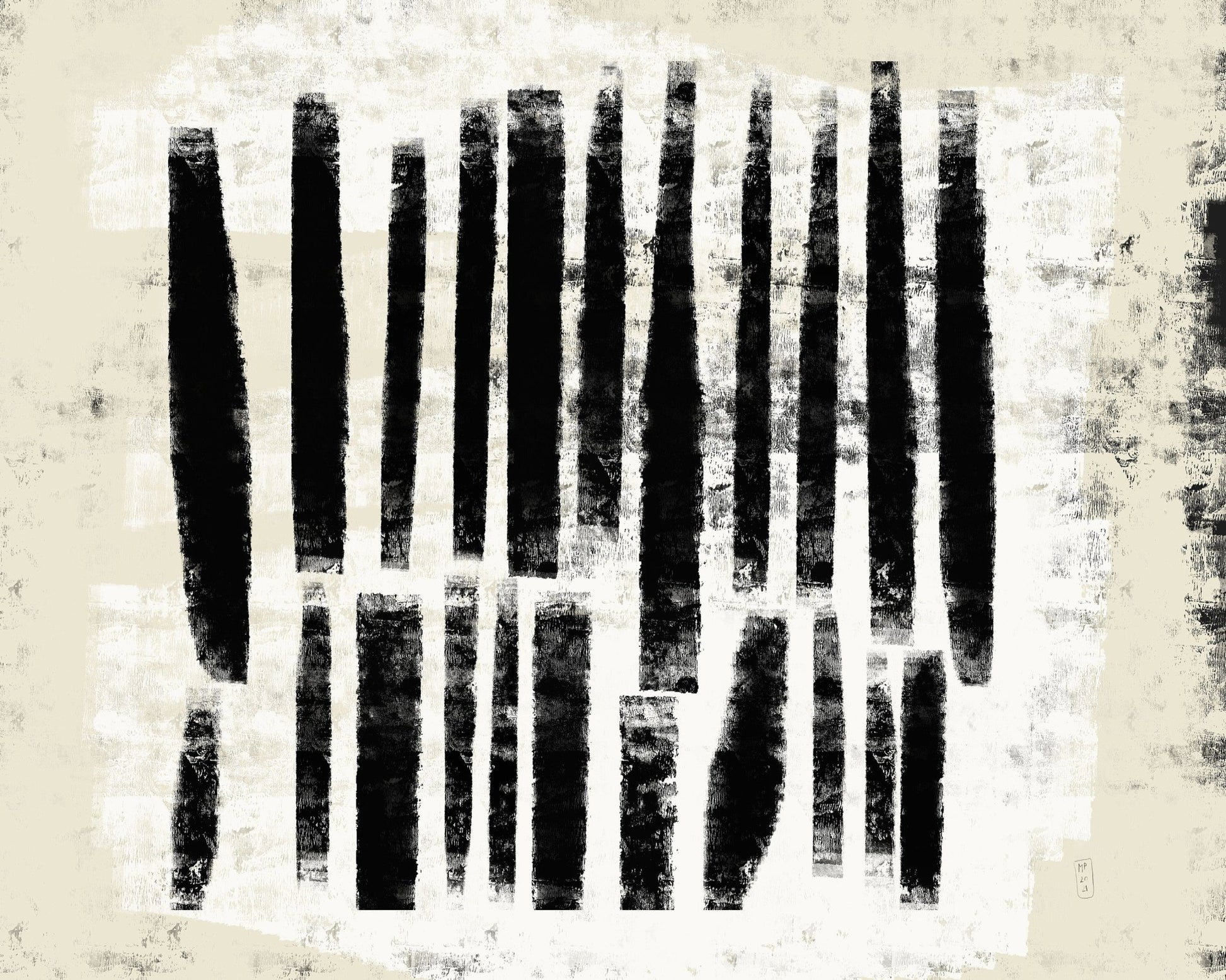 Textured Vertical Bars
