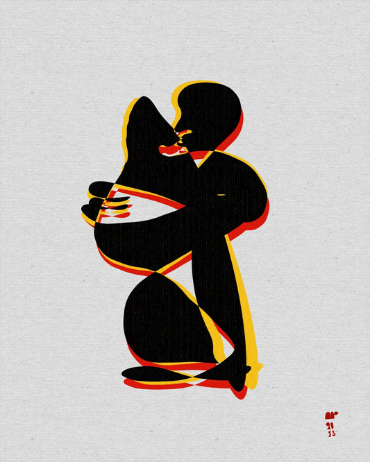Abstract Embrace Figures