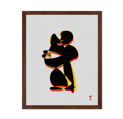 Abstract Embrace Figures