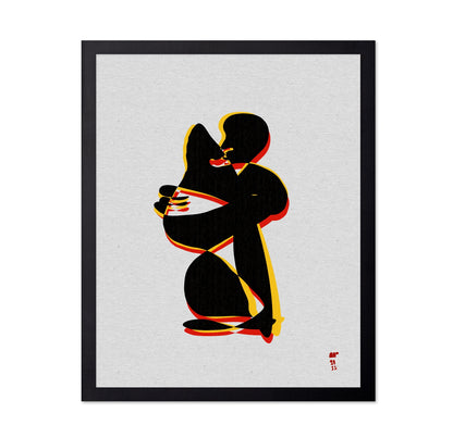 Abstract Embrace Figures