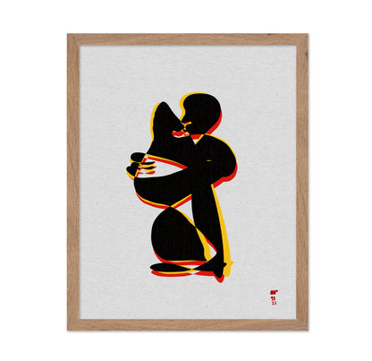 Abstract Embrace Figures