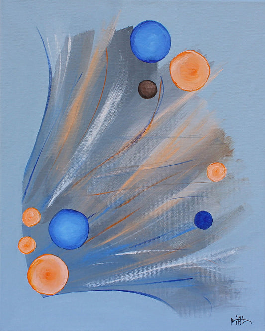 Floating Color Orbs