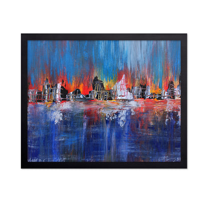 Luminous City Reflections