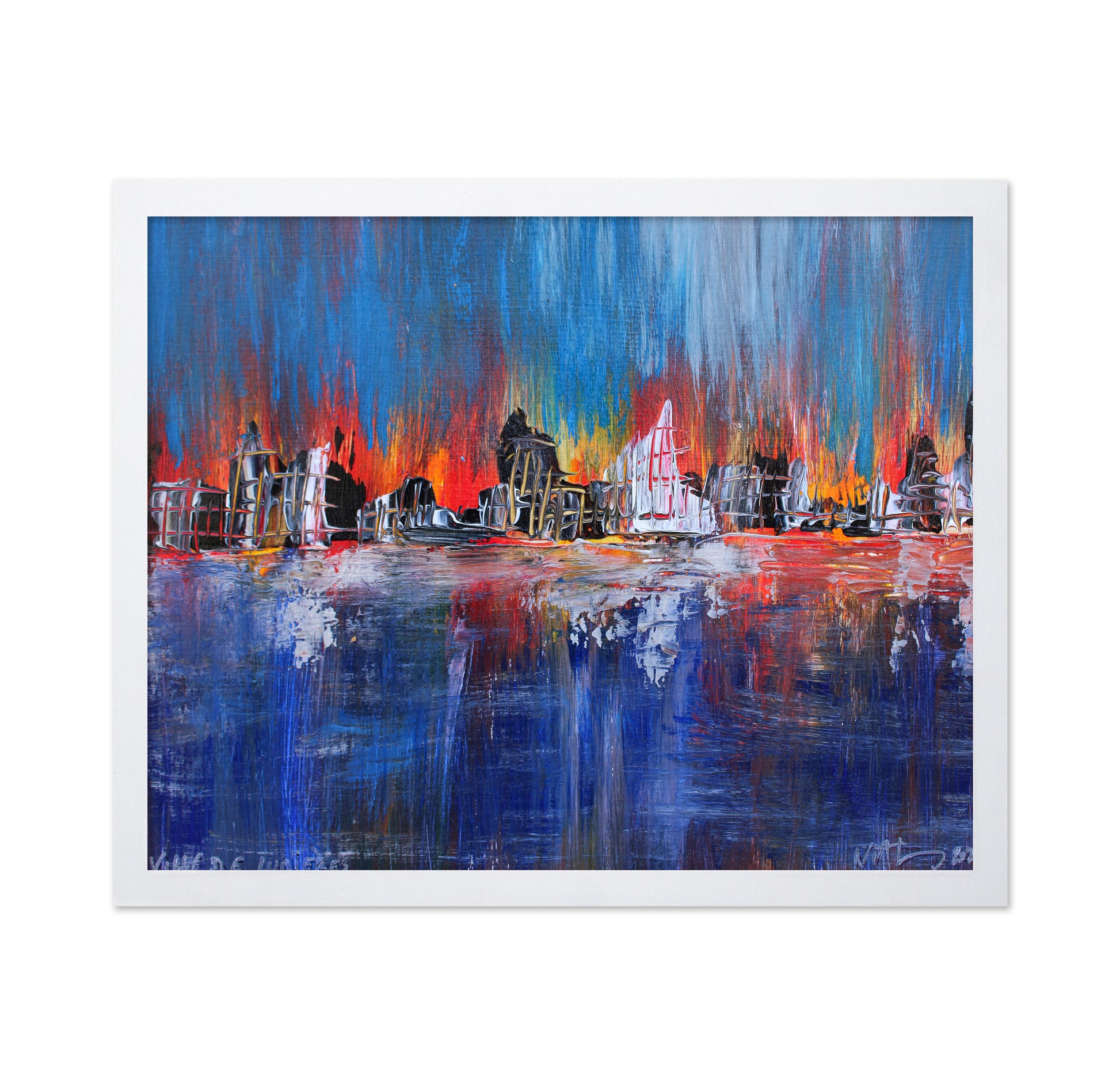 Luminous City Reflections