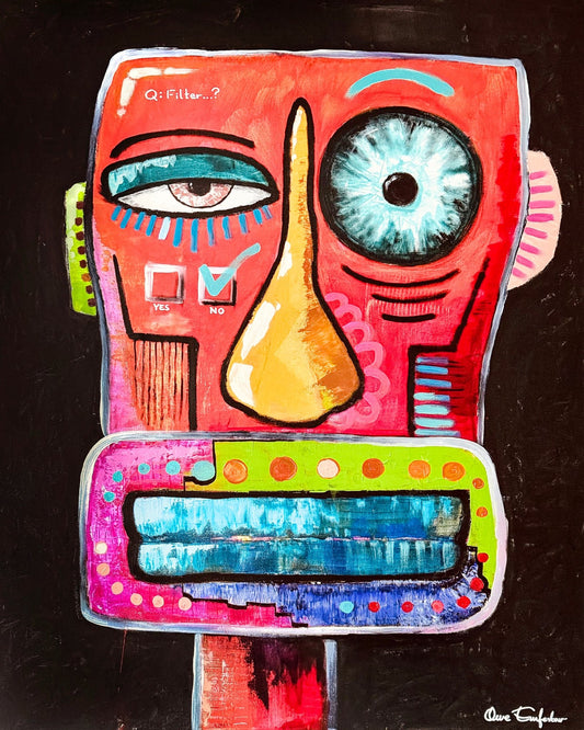 Abstract Face Selfie