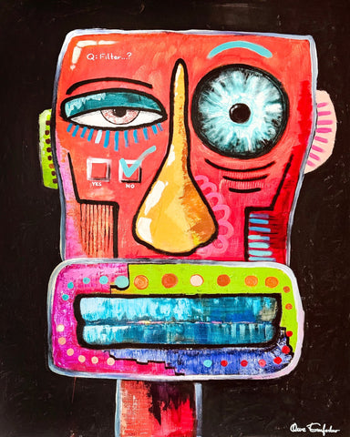 Abstract Face Selfie