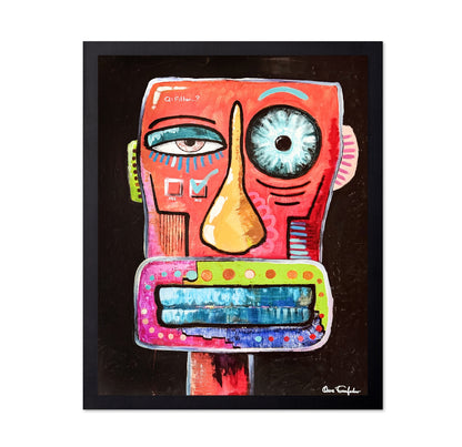 Abstract Face Selfie