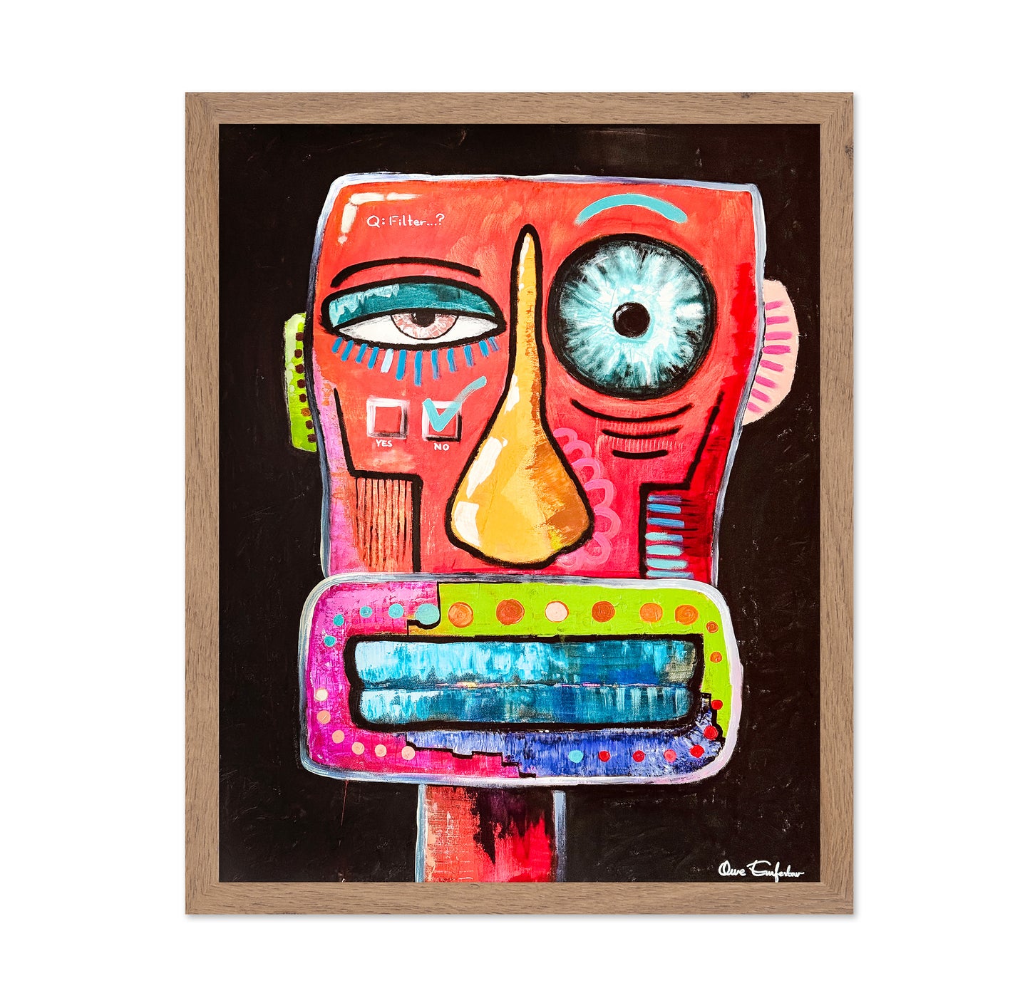 Abstract Face Selfie